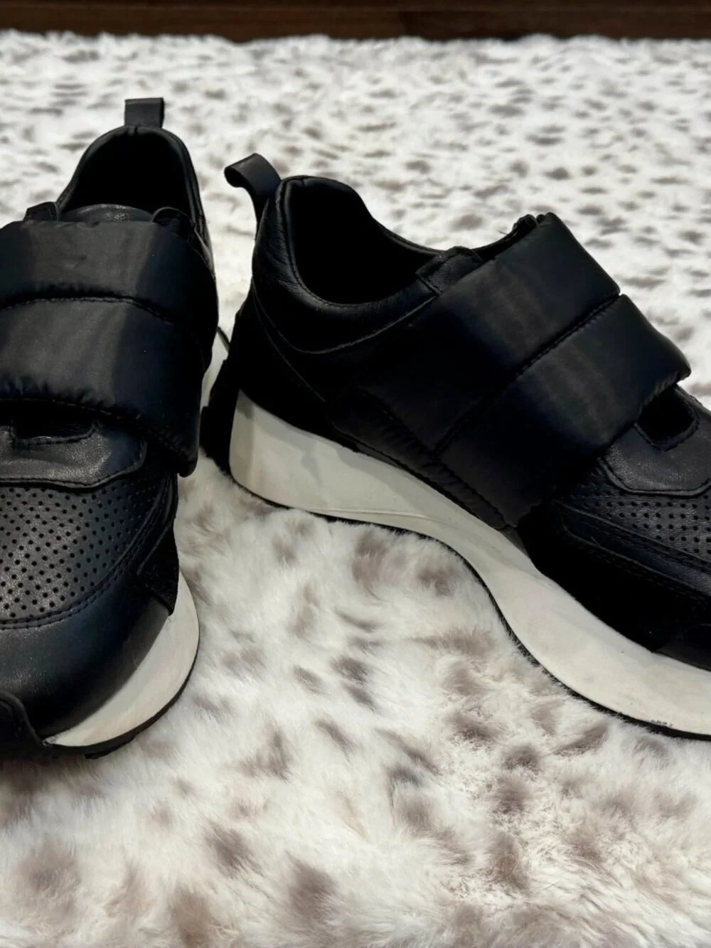 Marcella NYC Black Marley Sneakers,